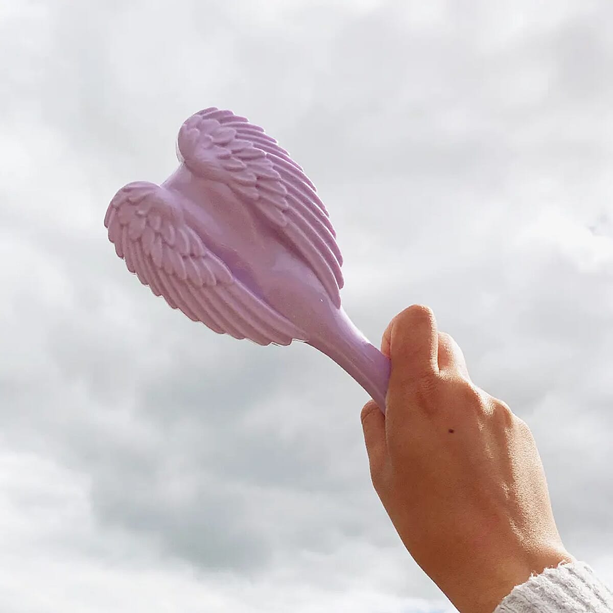 Tangle Angel Re-Born Anti-Bacterial Brush For All Hair Types  - White-Fuchsia 7656485 2