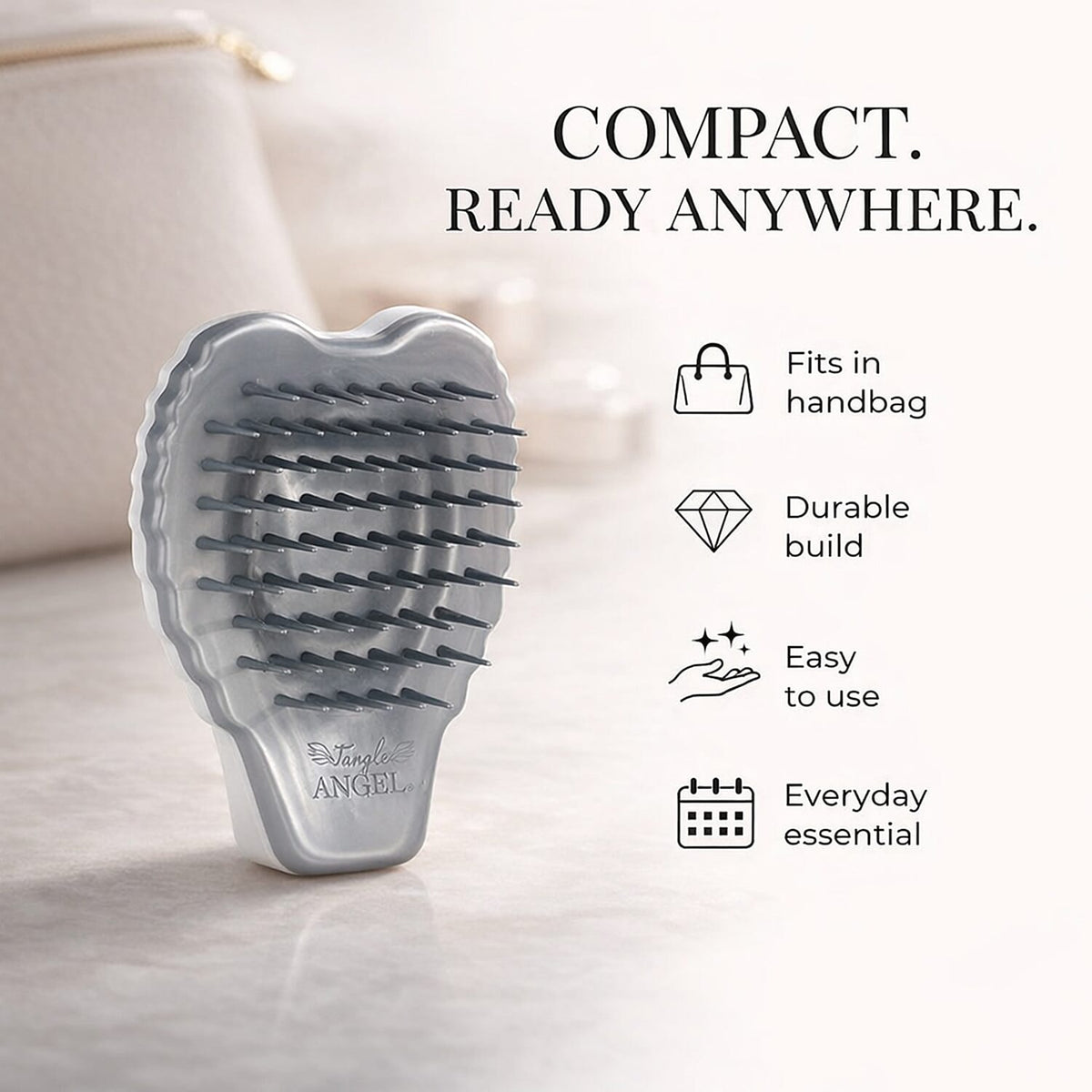 Tangle Angel Re-Born Compact Brush - White 7656486 3