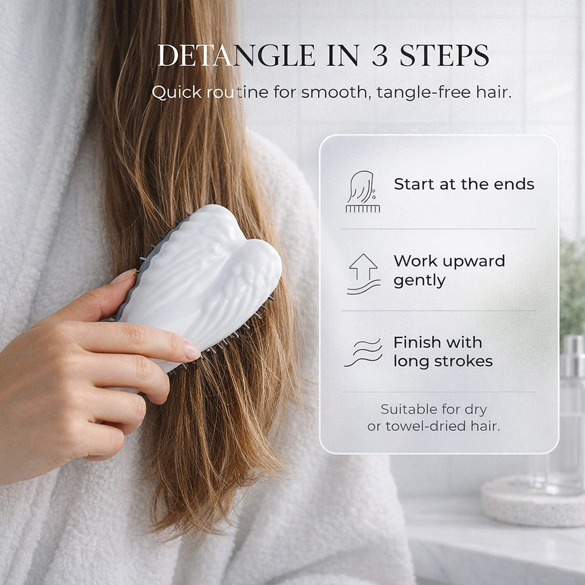 Tangle Angel Re-Born Compact Brush - White 7656486 4