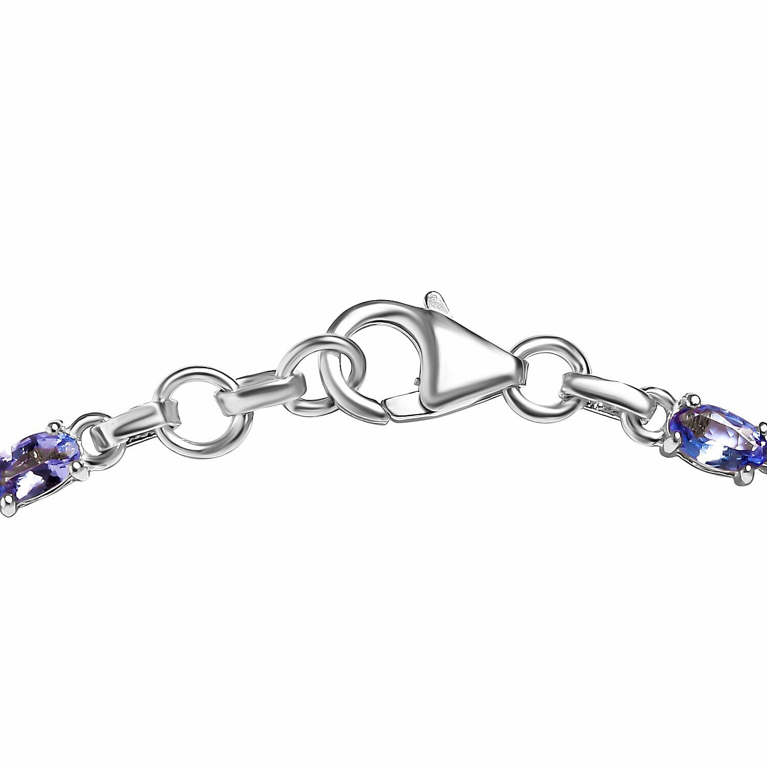 Tanzanite Bracelet (Size - 7.5 With Extender ) in Sterling Silver 5.46 ct 7237216 3