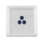 Tanzanite Cubic Zirconia Round Shape Gemstone 1.16 Ct. - 4 mm