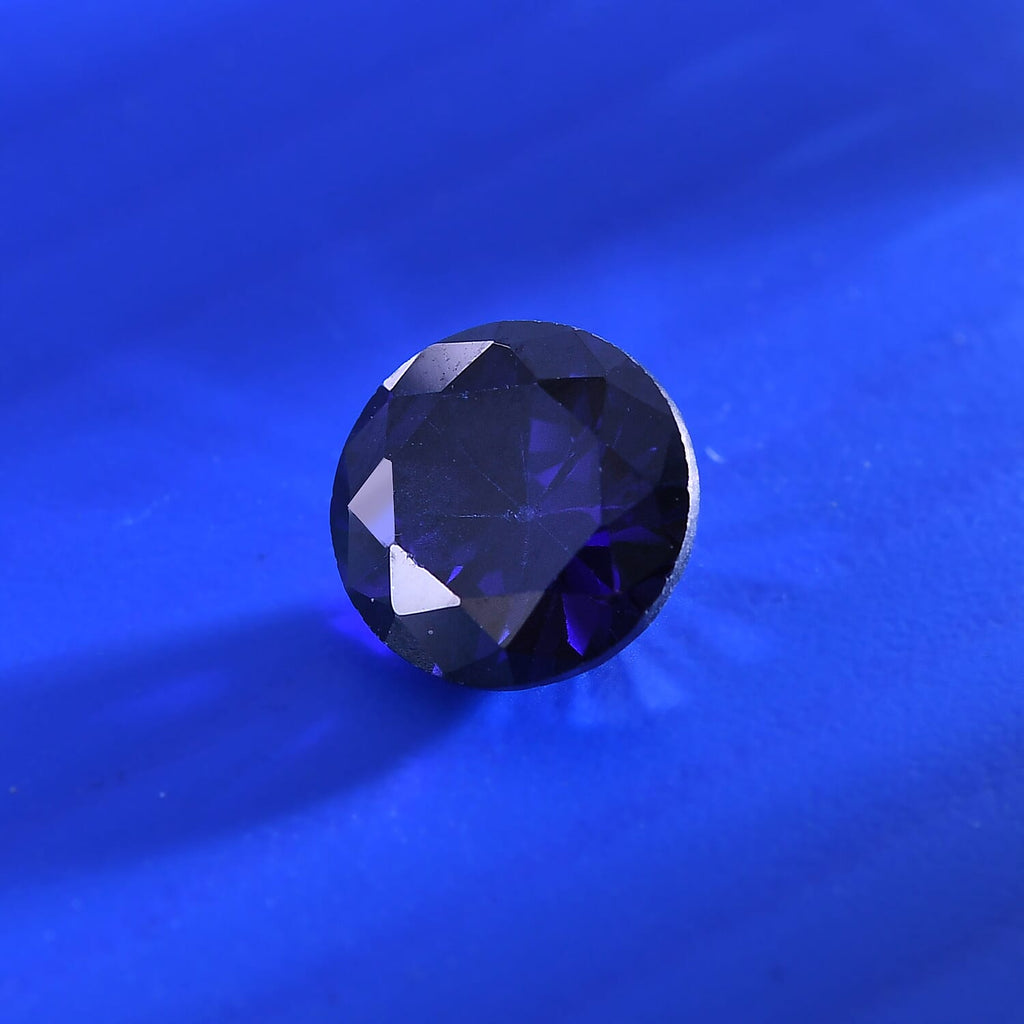 Tanzanite Cubic Zirconia Round Shape Gemstone 3.2 Ct. - 8 mm