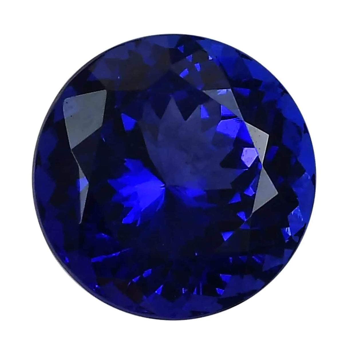 Certified &amp; Appraised 2.4 Ct. AAAA Tanzanite Loose Gemstone in Round Shape (8 x 8 MM) 6303578 0
