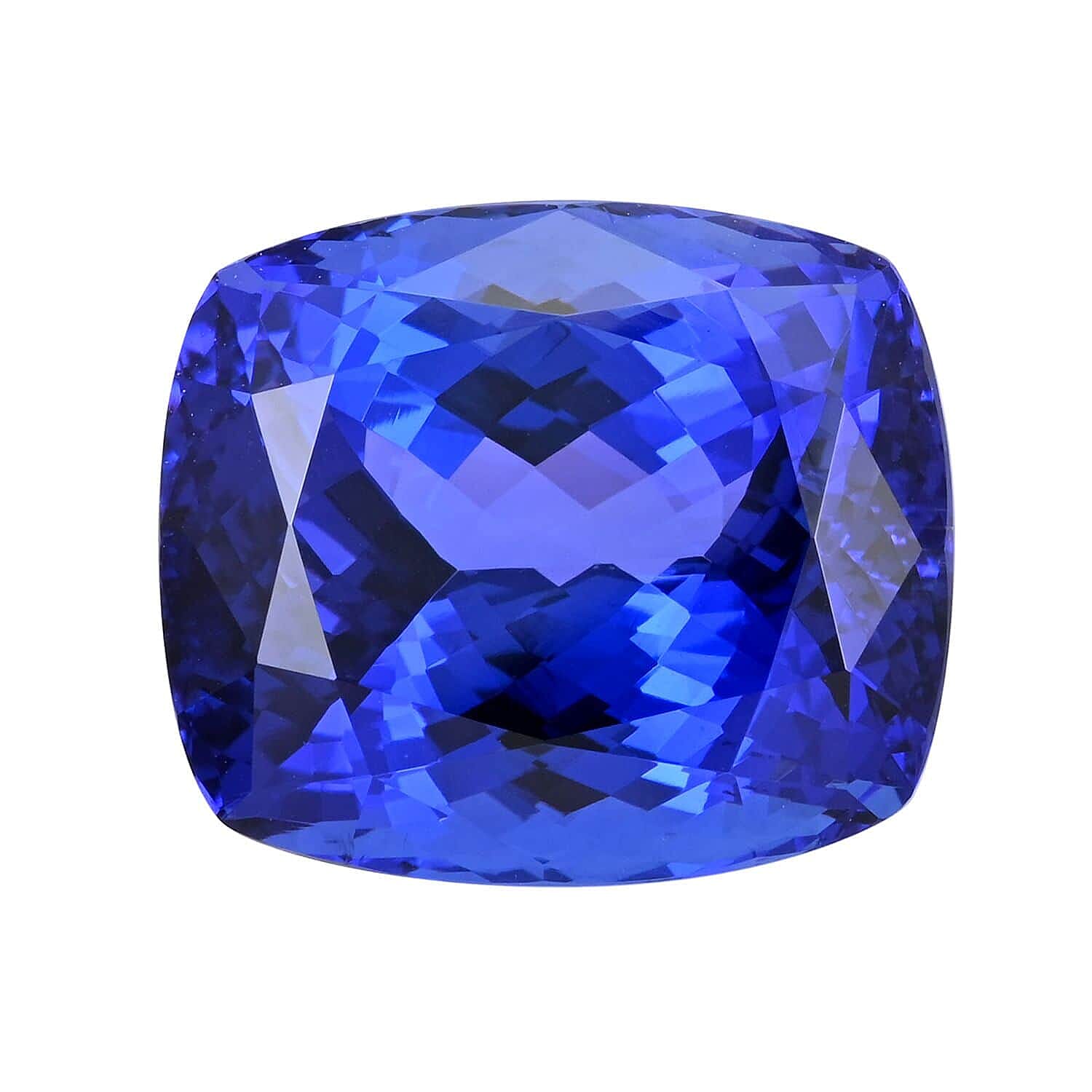 Chairman Vault Collection - Certified and Appraised AAAA Tanzanite Loose Gemstone (Cush Shape) 22.63 ct. 7725532 5