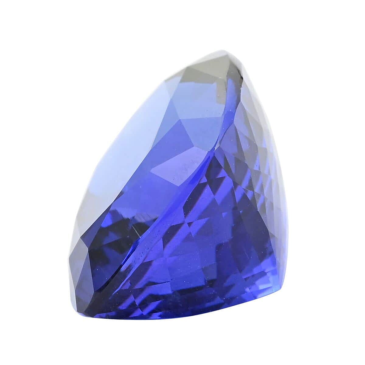 Chairman Vault Collection - Certified and Appraised AAAA Tanzanite Loose Gemstone (Cush Shape) 22.63 ct. 7725532 6