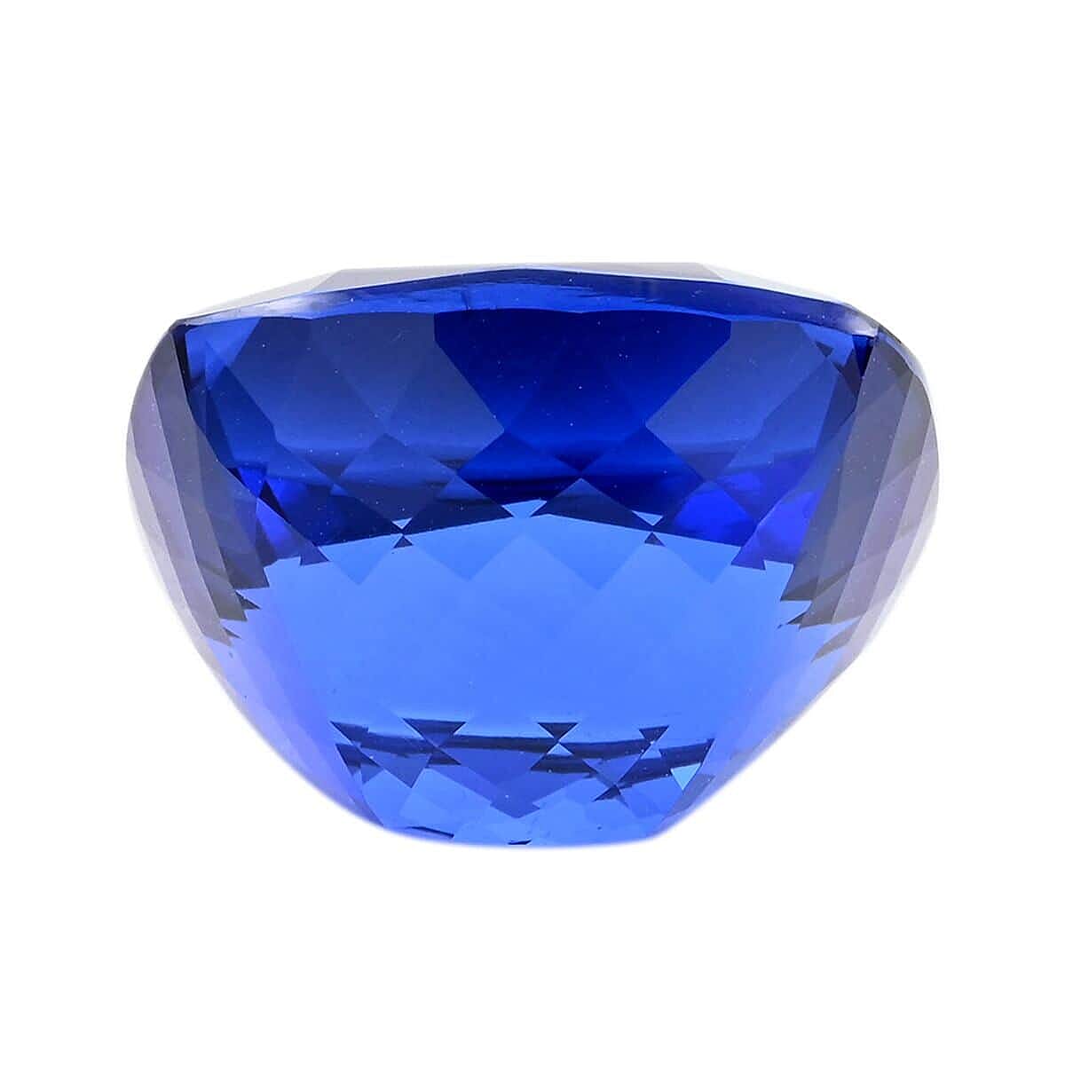 Chairman Vault Collection - Certified and Appraised AAAA Tanzanite Loose Gemstone (Cush Shape) 22.63 ct. 7725532 7