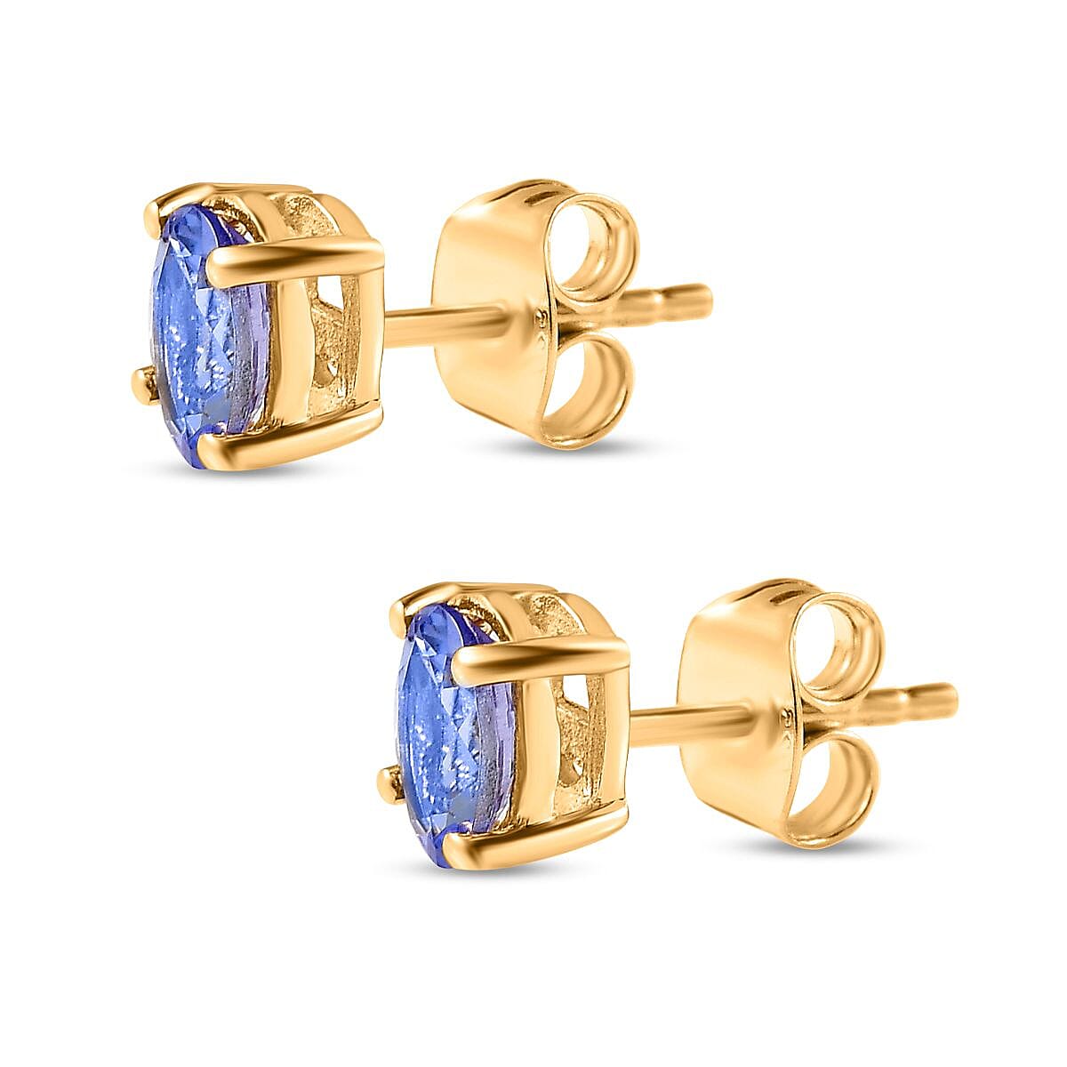 Tanzanite Earrings in 18K Vermeil YG Sterling Silver 7509256 4