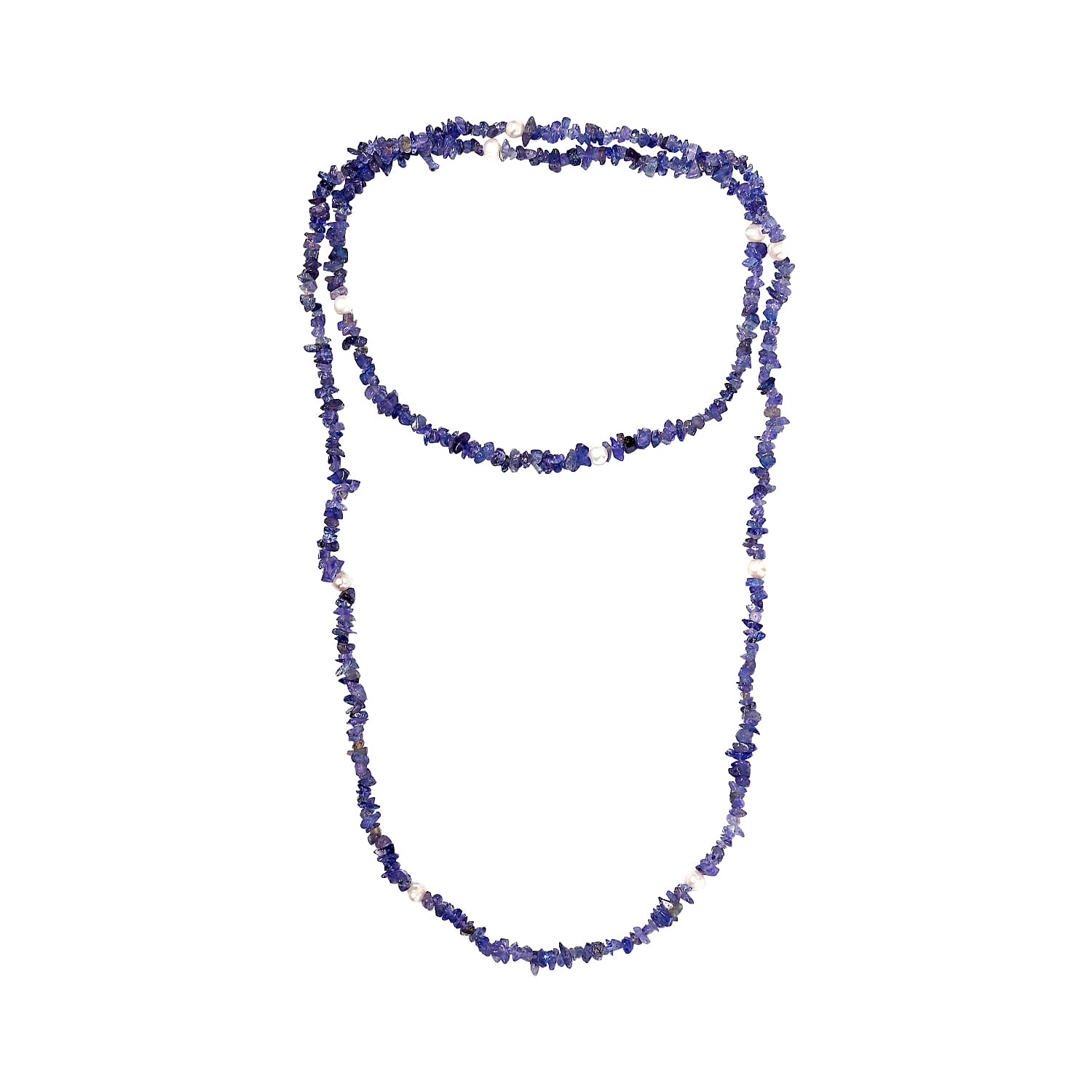 Tanzanite, Fresh Water Pearl Stone Necklace 174.93 cts 7850062 3