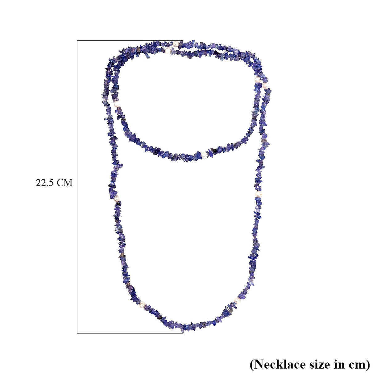 Tanzanite, Fresh Water Pearl Stone Necklace 174.93 cts 7850062 5