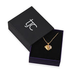 Tanzanite Heart Locket Pendant With Chain (Size 18)  in 18K yellow  Gold Vermeil Plated  Sterling Silver, Silver Wt 5.86 Gms