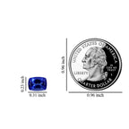 Tanzanite Cushion 8x6 mm