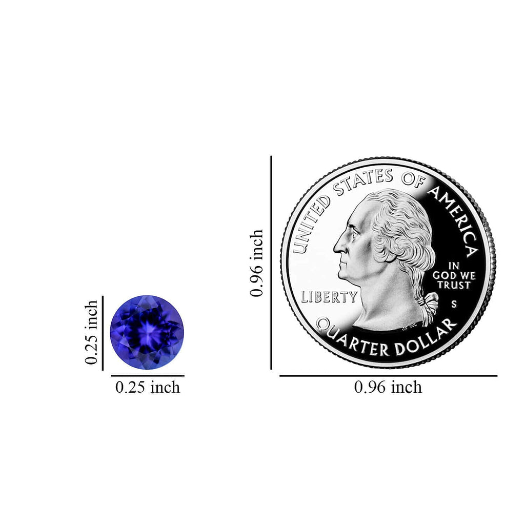 Tanzanite Round 6.5 mm
