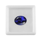 GSI Certified Violetish Blue Tanzanite - Oval Shape