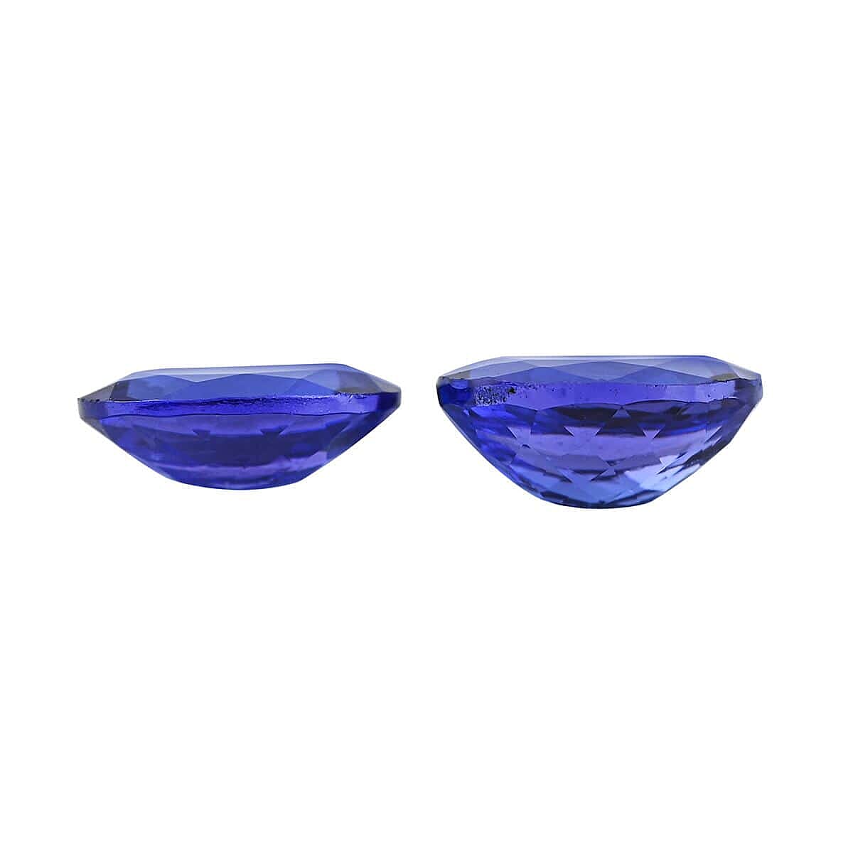 Set of 2 Tanzanite Loose Gemstones in Oval Shape (6.5x4.5 mm) 8020110 3