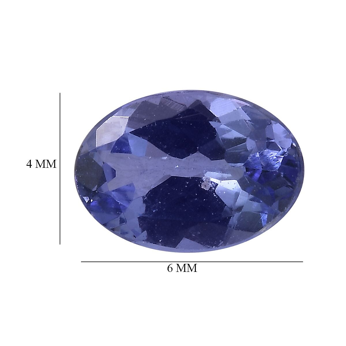 Tanzanite Loose Gemstone in Oval Shape (6x4mm) 7932451 5