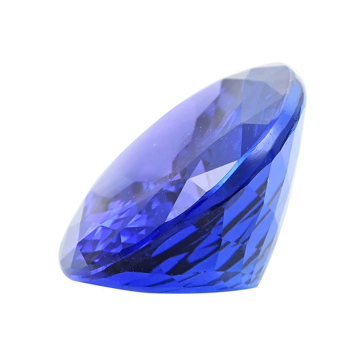 Chairman Vault Collection - Certified and Appraised AAAA Tanzanite Loose Gemstone (Ovl Shape) 21.46 ct. 7725530 6