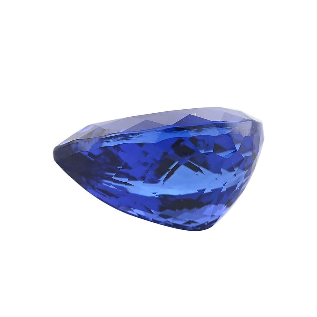 Certified and Appraised AAAA Tanzanite Loose Gemstone (Pear Shape) 27.52 ct.