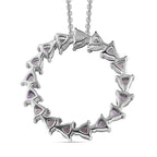 Tanzanite Pendant with Chain (Size 20) in Platinum Overlay Sterling Silver 1.56 Ct
