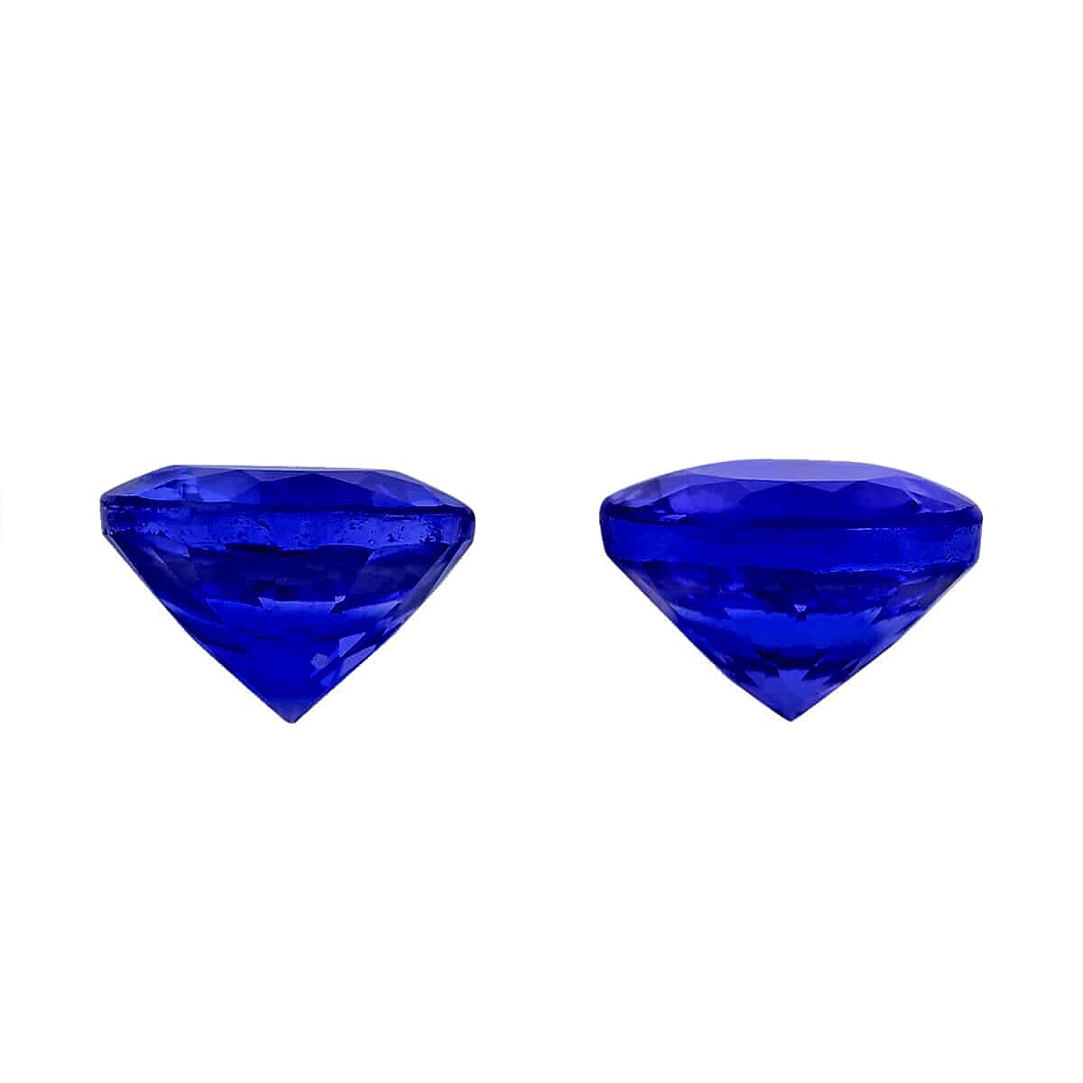 Set of 2 Tanzanite Loose Gemstones in Round Shape (5 mm) 7998730 9