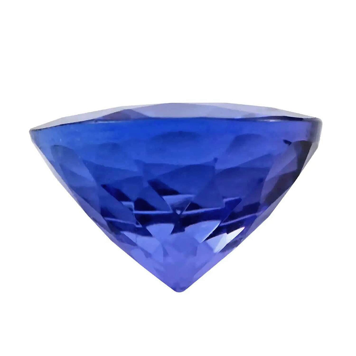 Certified &amp; Appraised 1 Ct. AAAA Tanzanite Loose Gemstone in Round Shape (6.5 mm) 6303571 8