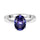 Silver Tanzanite Rings