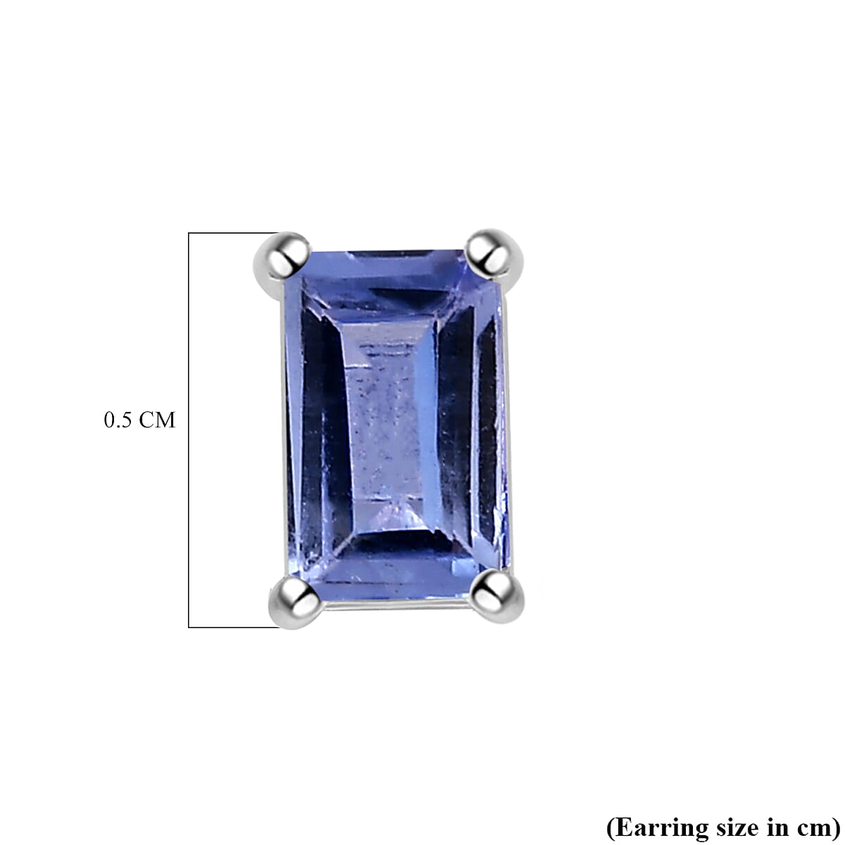 Tanzanite Stud Earrings in Sterling Silver 8894948 5