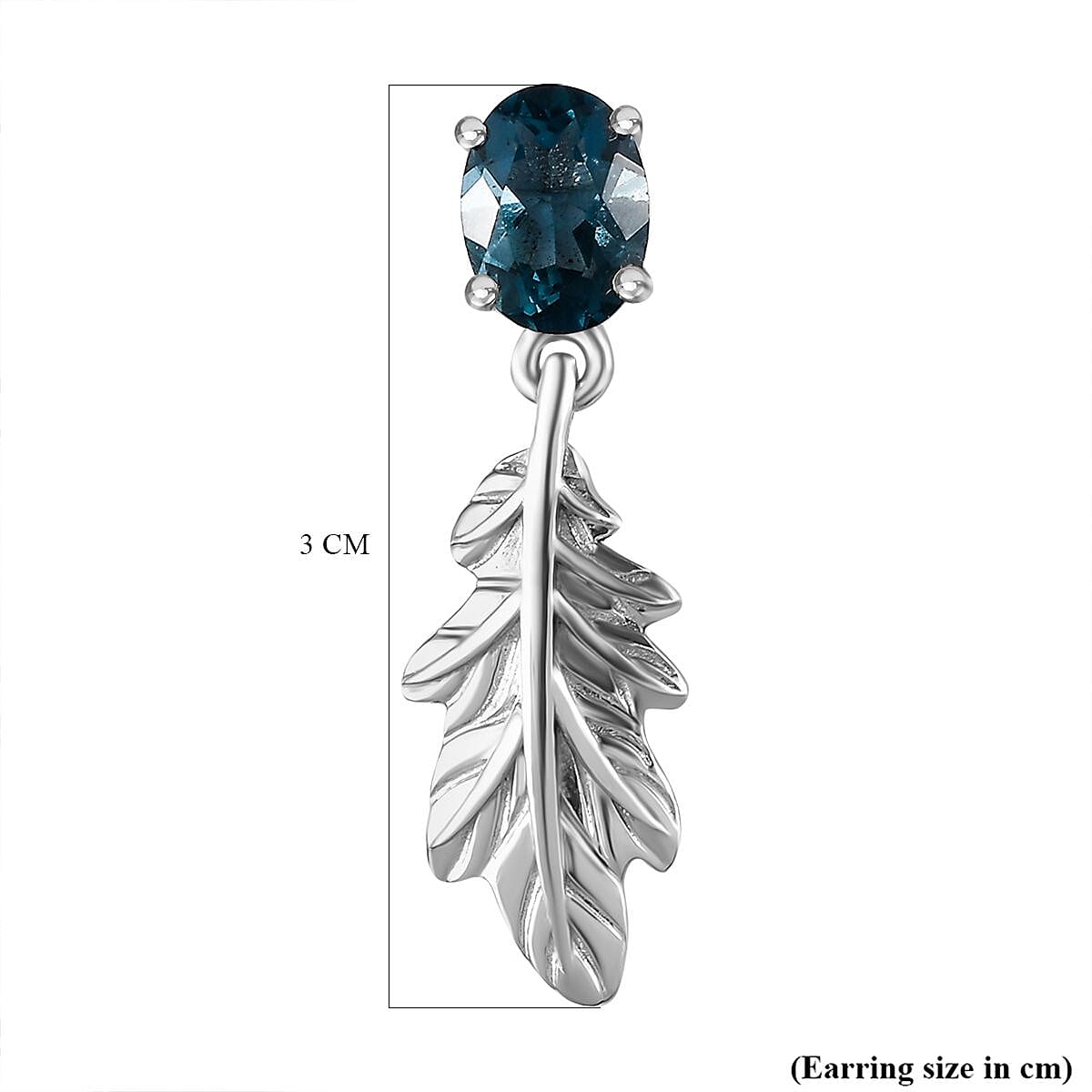 Belgian Teal Fluorite Dangling Earrings in Rhodium Overlay Sterling Silver 2.94 ct 7804631 6