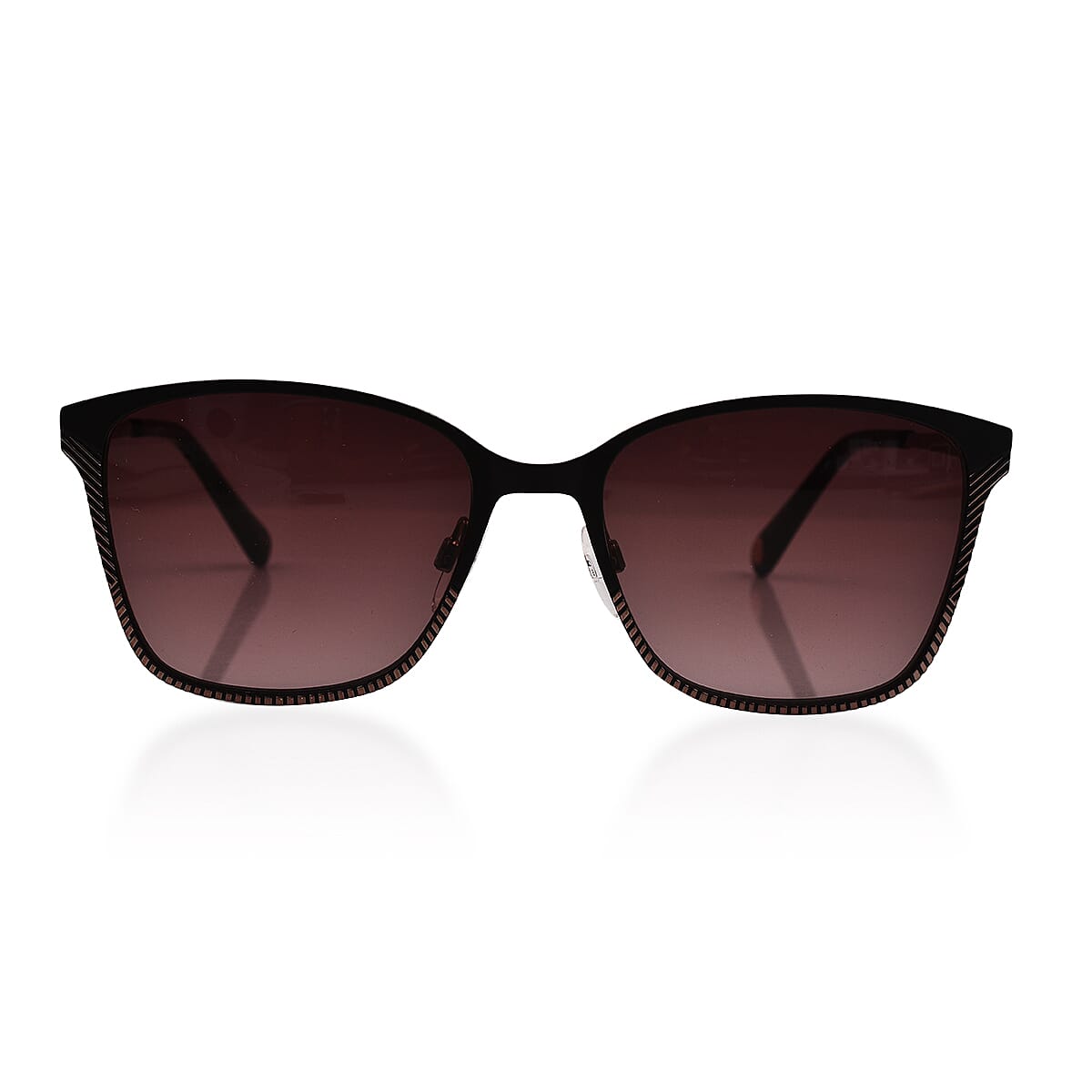Ted Baker Unisex Sunglasses With Red Temples - Brown 6717362 0