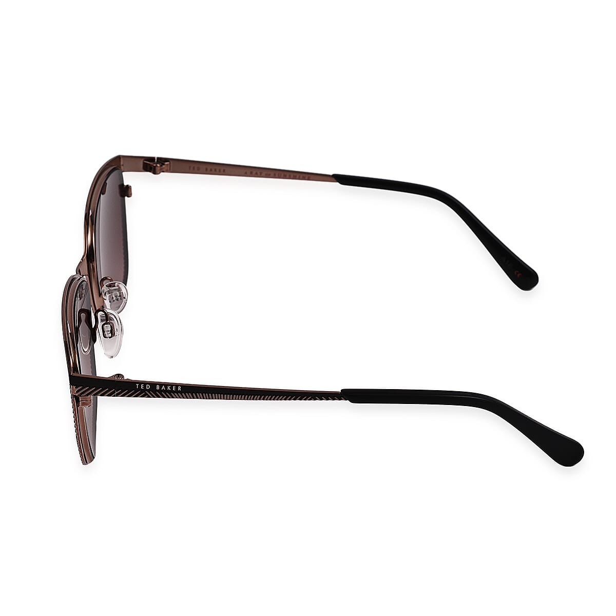 Ted Baker Unisex Sunglasses With Red Temples - Brown 6717362 2