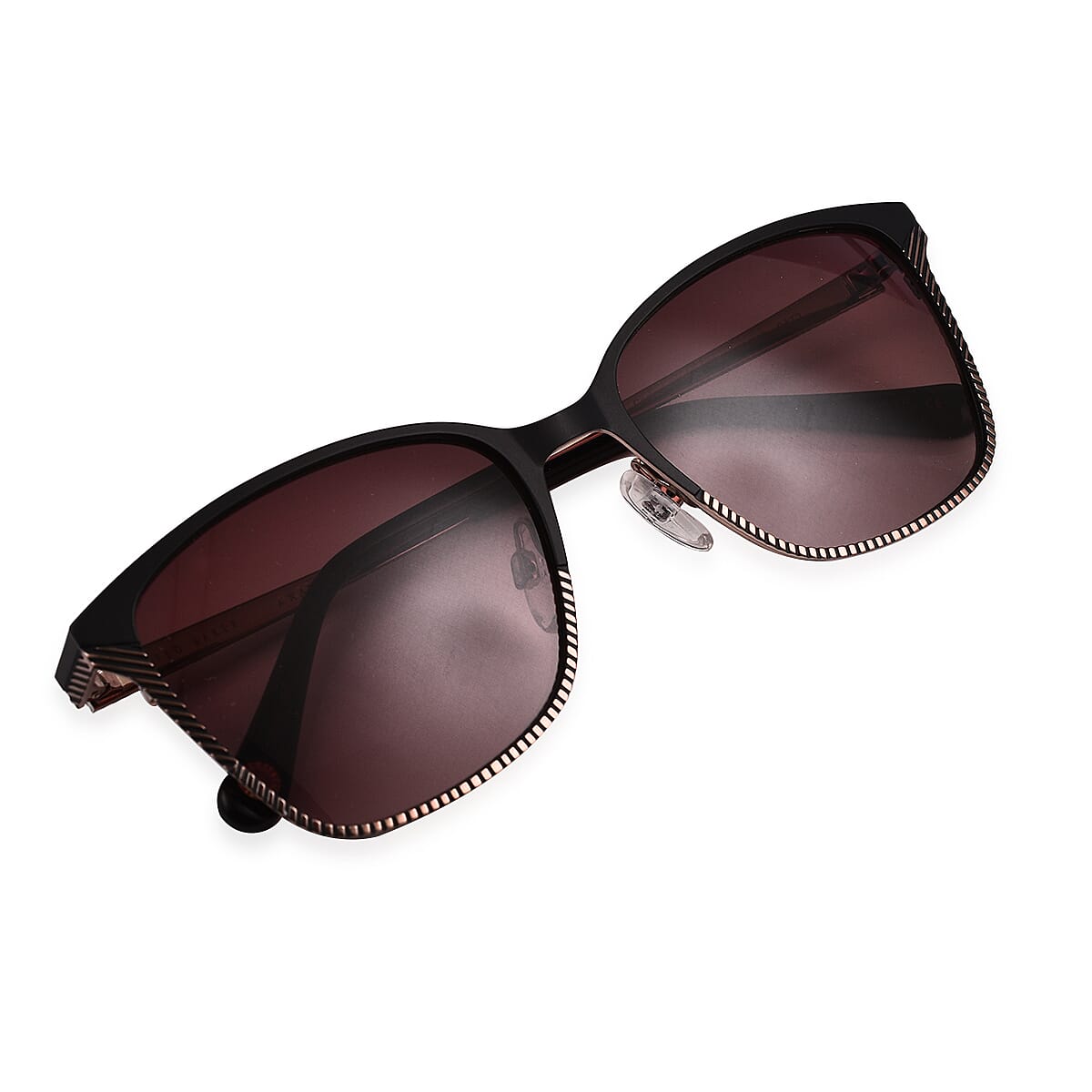 Ted Baker Unisex Sunglasses With Red Temples - Brown 6717362 3