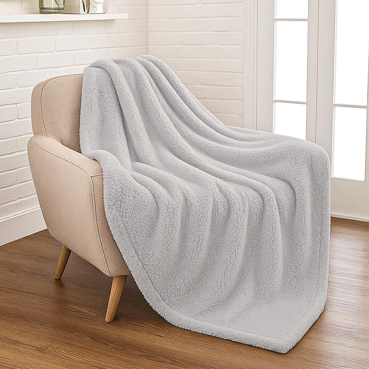 Teddy Fleece Blanket Throw 7994341 1