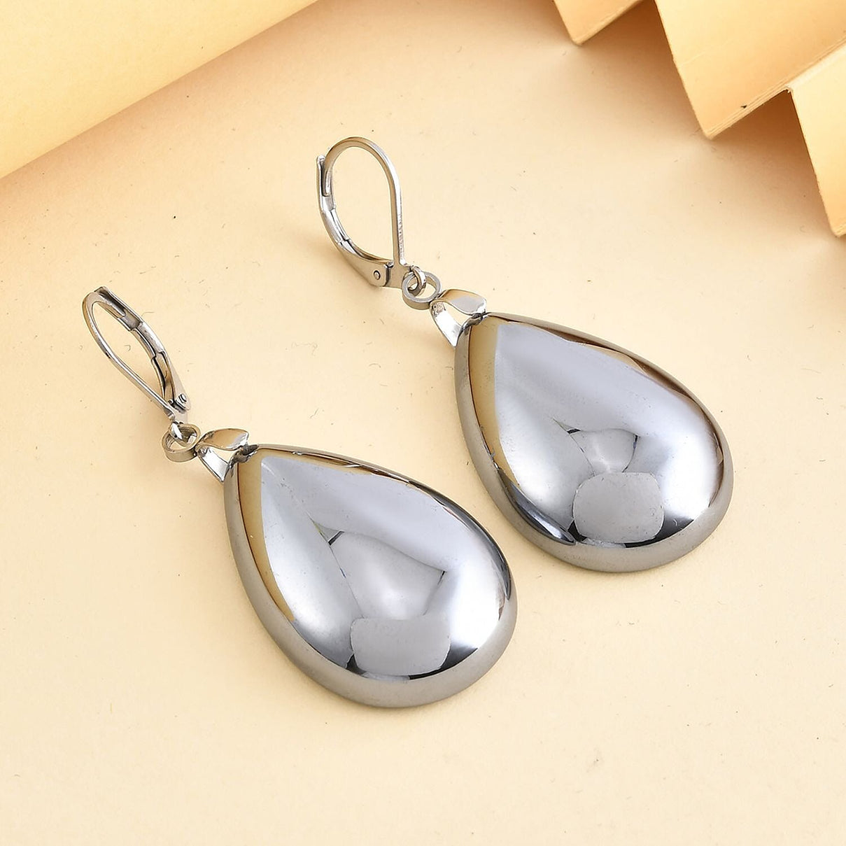 Terahertz Drop Earrings in Stainless Steel 7373887 1