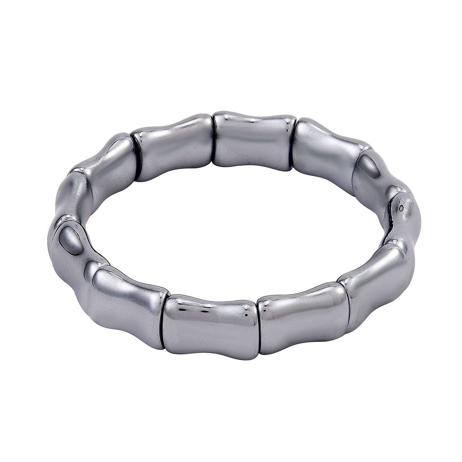 Bamboo Inspired - Terahertz Stretchable Bracelet (Size 7-7.5) 130.00 Ct 7791199 0