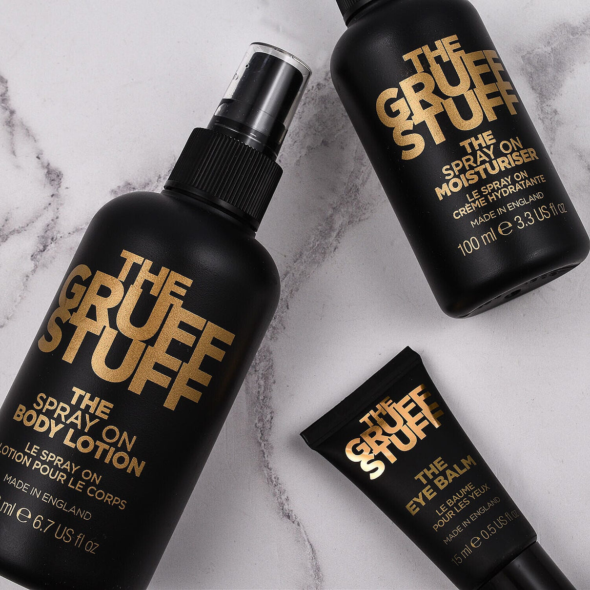 The Gruff Stuff All-In-1 Bundle (Incl. Moisturiser, Eye Balm And Body Lotion) 7236414 1
