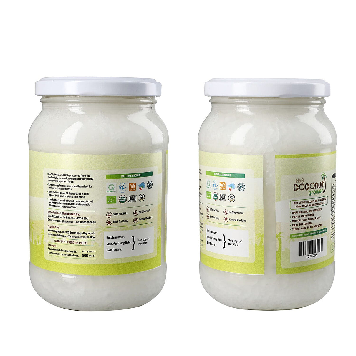 The Coconut Grower Cold Pressed Virgin Coconut Oil - 500ml 7275905 6