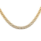 The Red Carpet Collection - 9K Yellow Gold Triple Link Necklace (Size - 20), Gold Wt. 5.7 GM