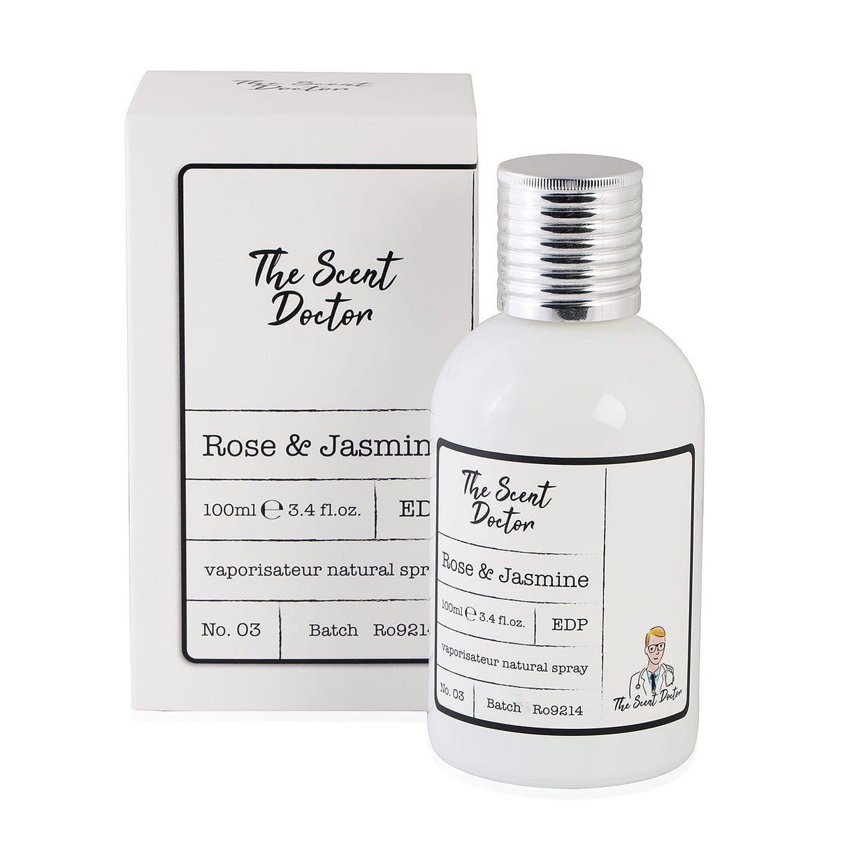 The Scent Doctor: Rose and Jasmine Eau De Parfum - 100ml 3259847 0