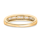 The Ultimate Diamond Band Ring in YG Vermeil Plated Sterling Silver 0.25 Ct.