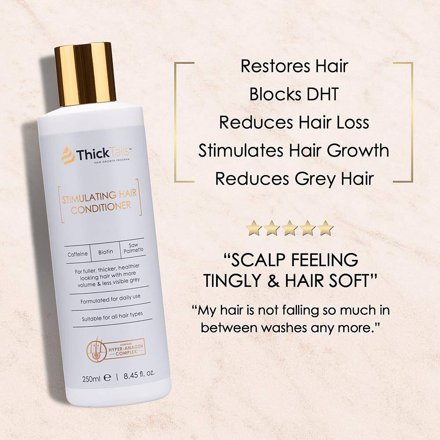 Thick Tails Stimulating Hair Conditioner - 250ml 7578419 1