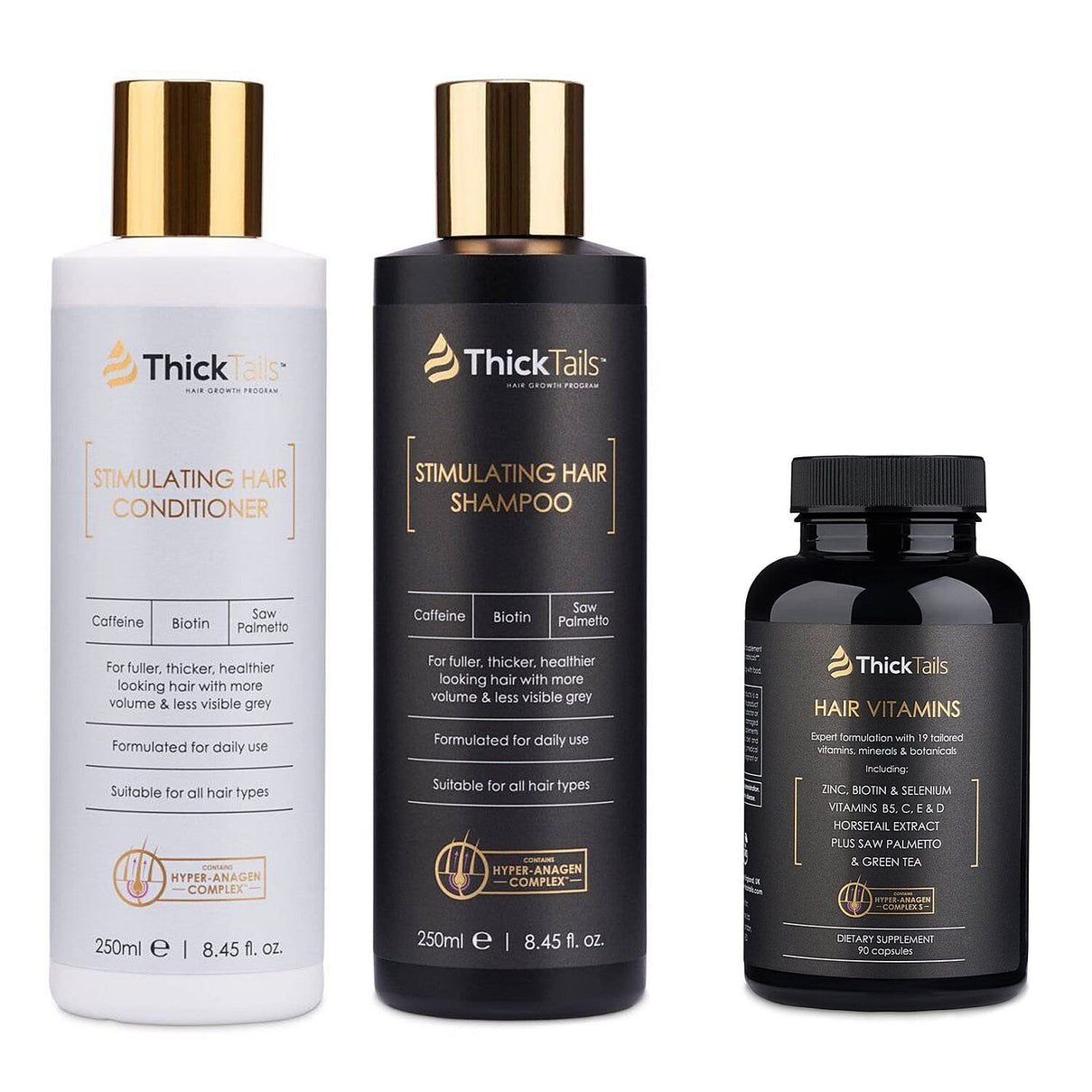 Thick Tails Trio Offer (Incl Shampoo , Conditioner &amp;  Free Vitamin Supplement) 7749127 0