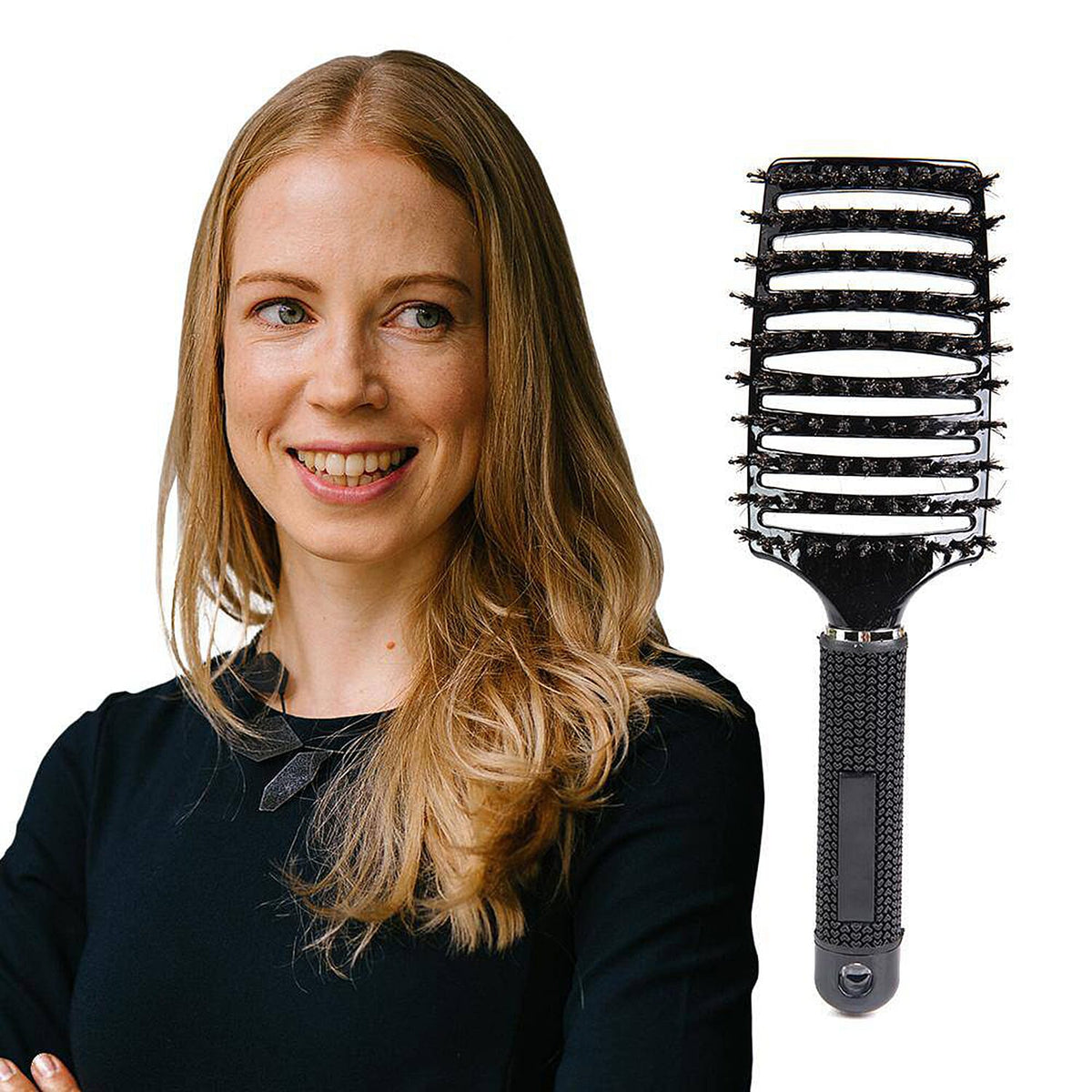 Thick Tails Salon Professional Boar Bristle Hair Brush 7578430 4
