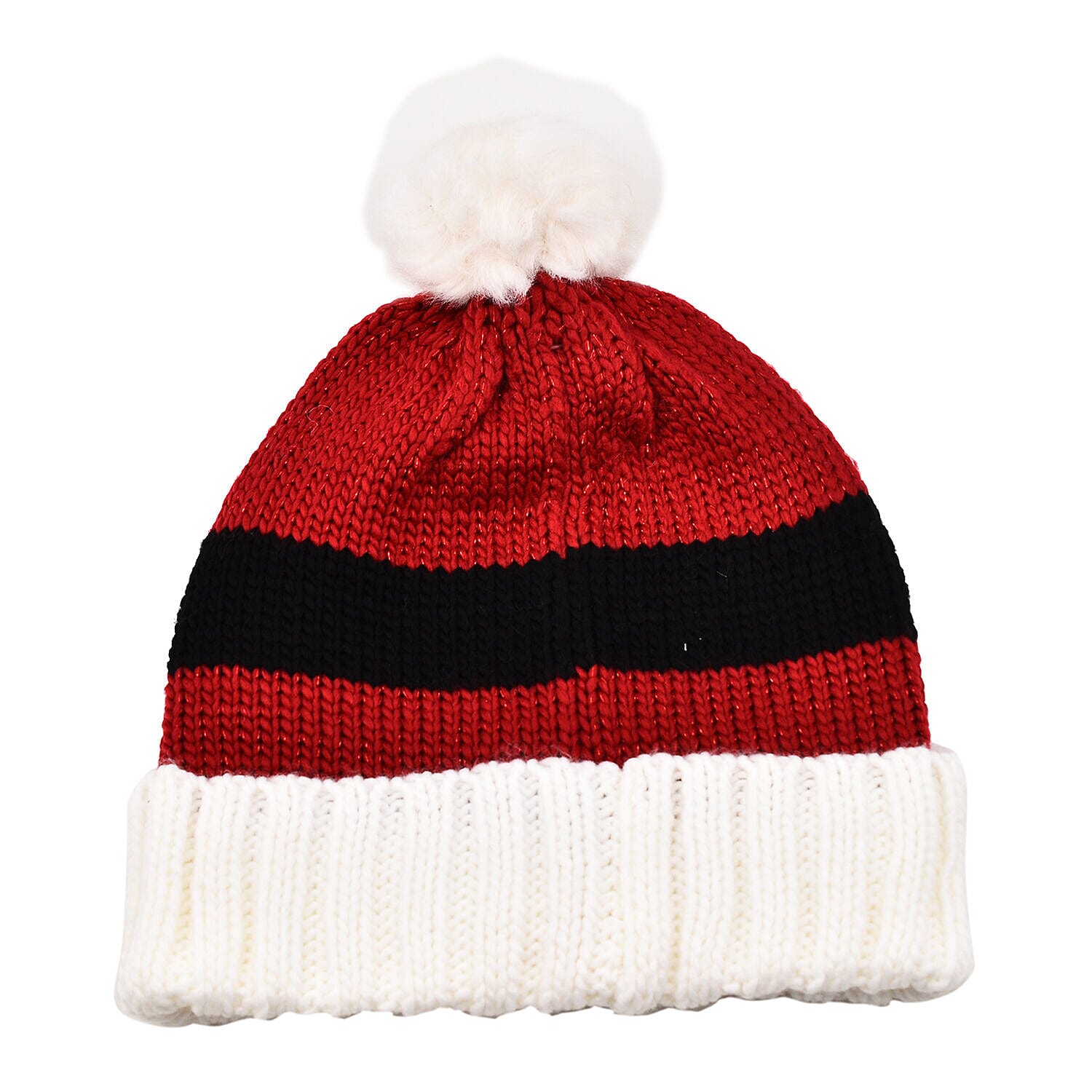 Thomas Calvi Acrylic Santa Style Winter Hat - Red 7301757 2