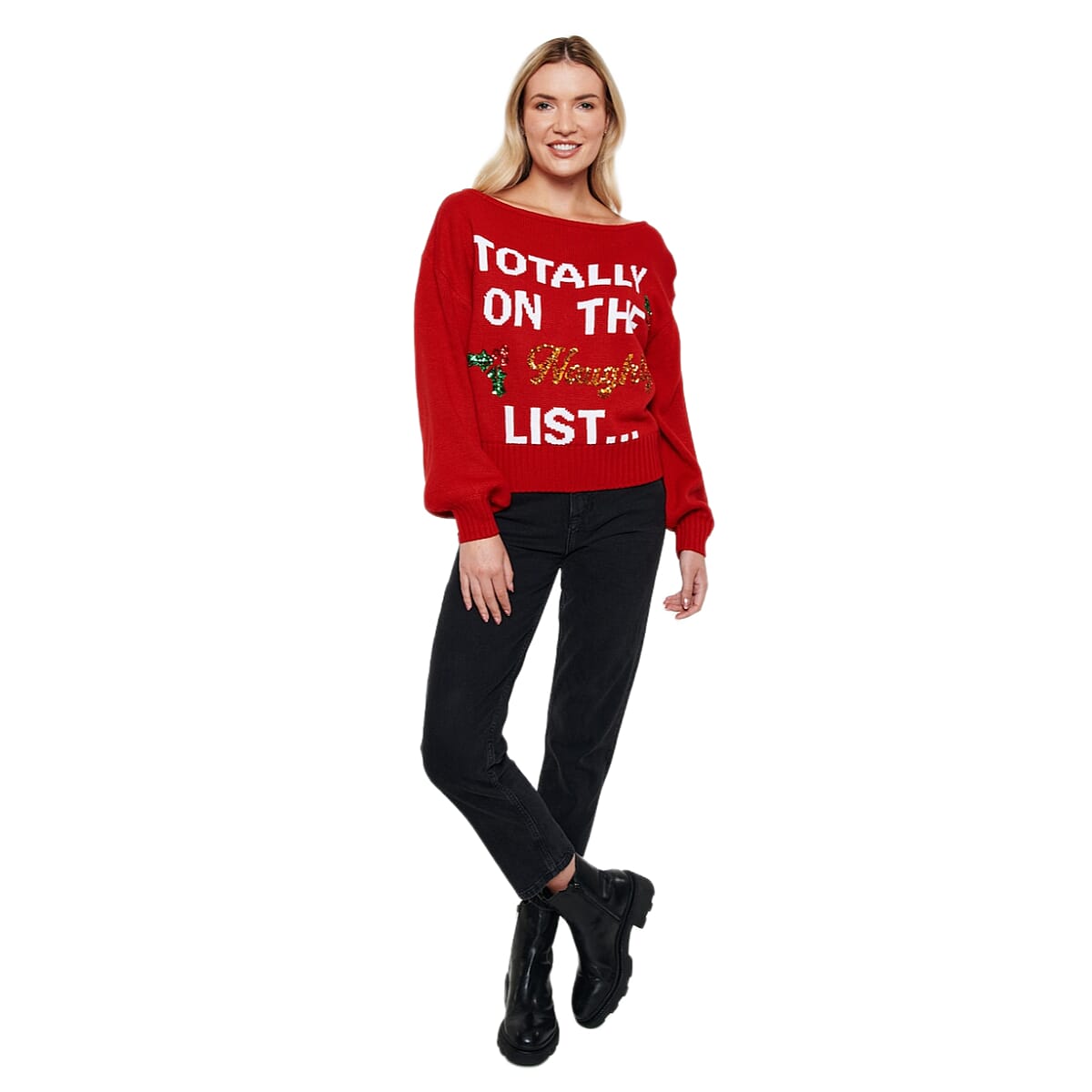 Threadbare Acrylic Jumper (Size - 10) - Red V32582858 0