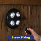 Three-Level Wireless LED Lights with 24-4 Bulb & 4AA Battery (not included) - Black & White