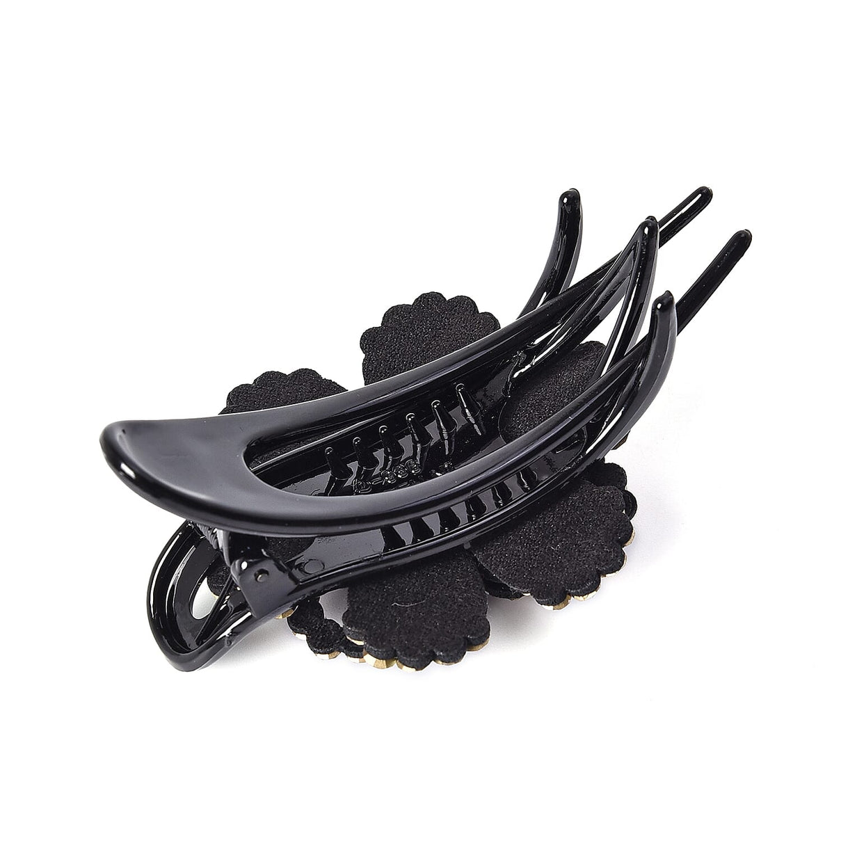 Three Teeth Flower Duck Clip - Dark Purple, Light Purple and AB Colour 3480198 2