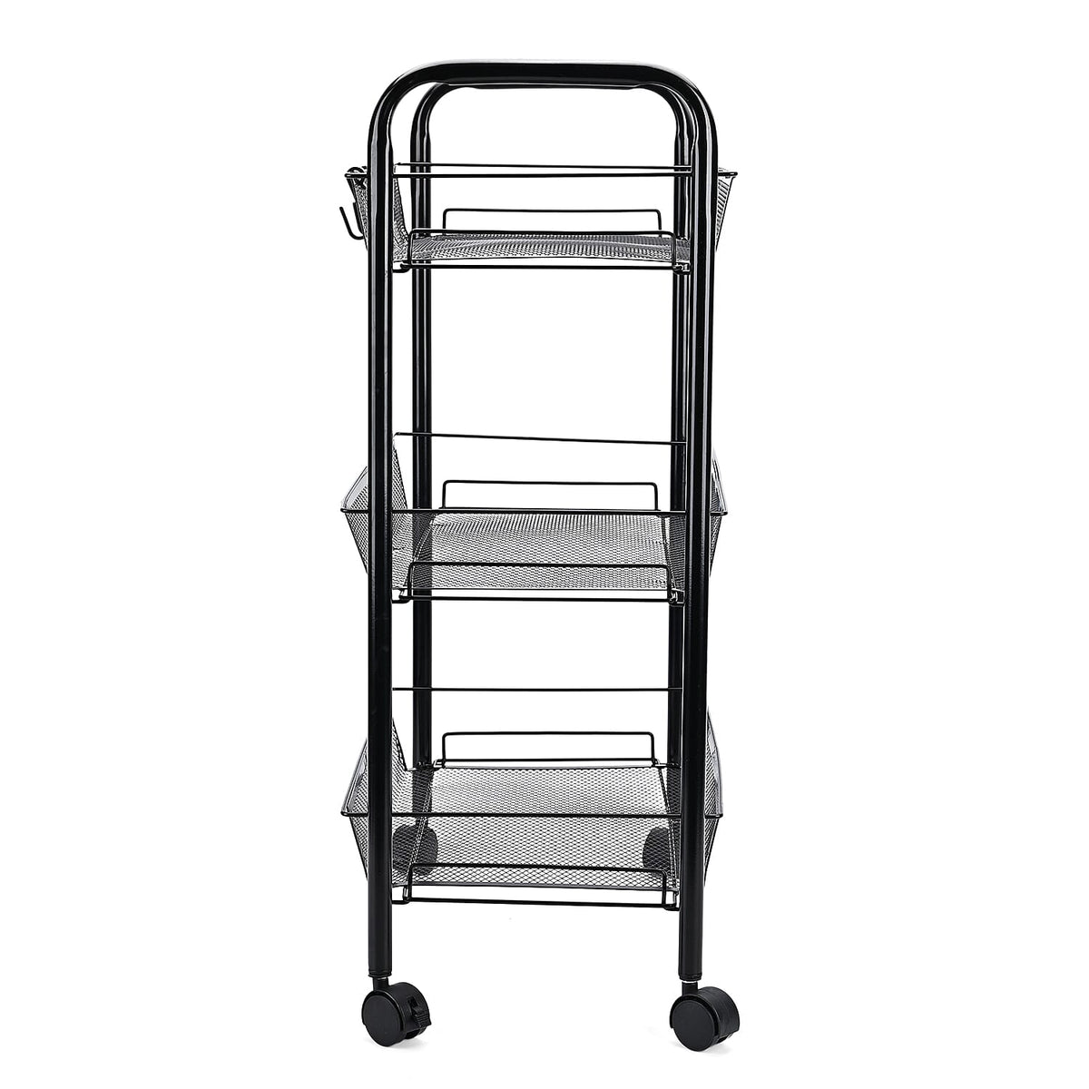 Three Tier Storage Cart With 2 Lockable Wheels 8193968 5