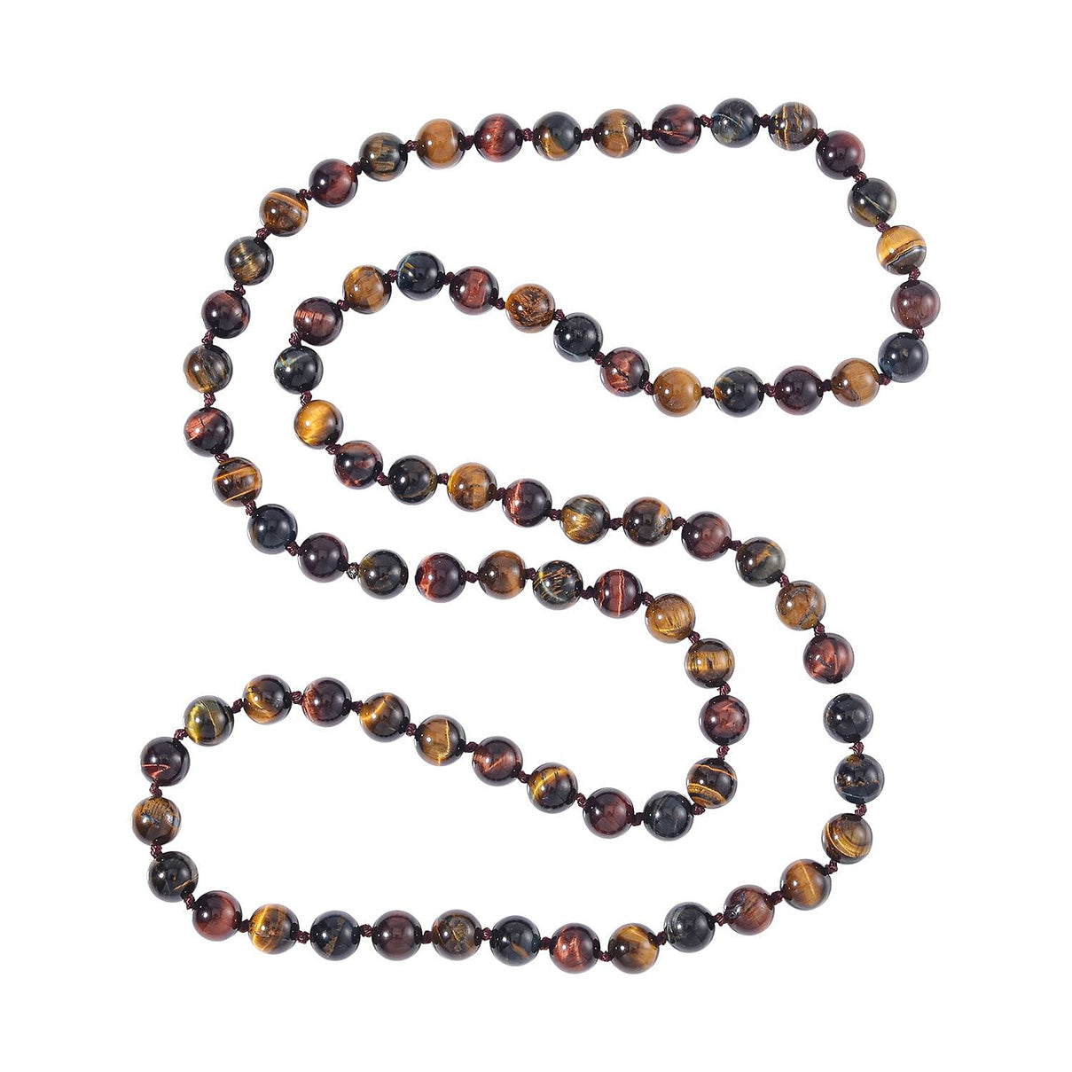 Multi Color Tigers Eye Stone Necklace 300.00 Ct. 8185344 0