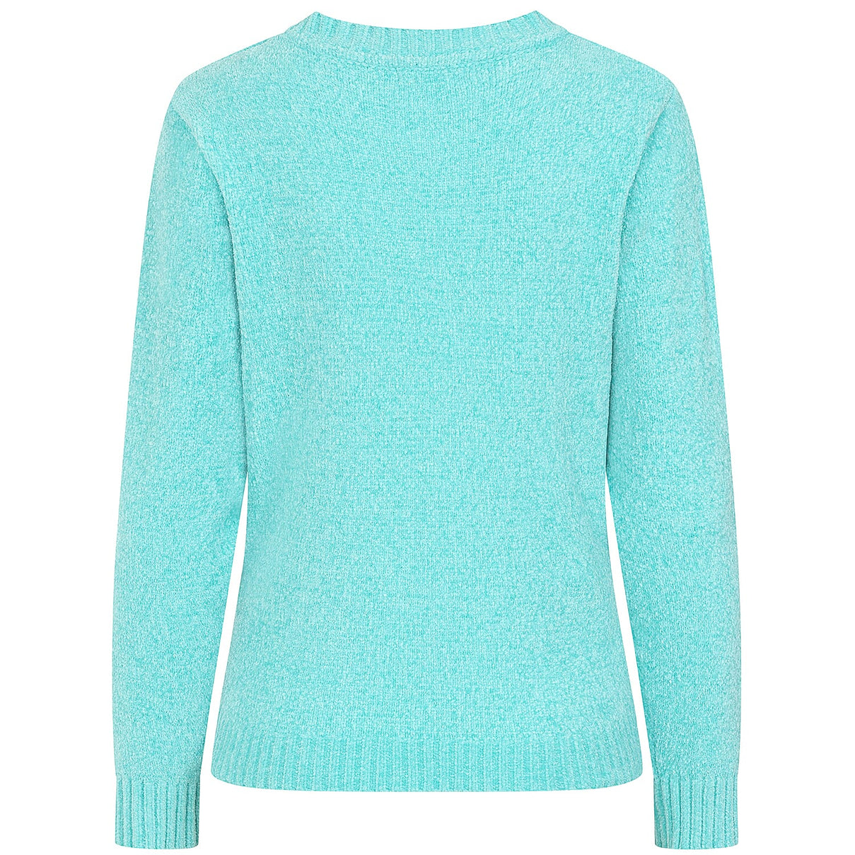 Emreco Plain Round Neck Chenille Jumper (Size XL) - Turquoise 8107378 2