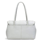 ONE TIME CLOSEOUT DEAL - Radley London  Genuine Leather Burnham Beeches Large Flapover Shoulder Goose - Grey
