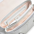 ONE TIME CLOSEOUT DEAL - Radley London  Genuine Leather Burnham Beeches Large Flapover Shoulder Goose - Grey